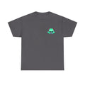 Alien Cat Chest Tee — Cute Green Space Kitty Graphic T-Shirt - Neon Rare