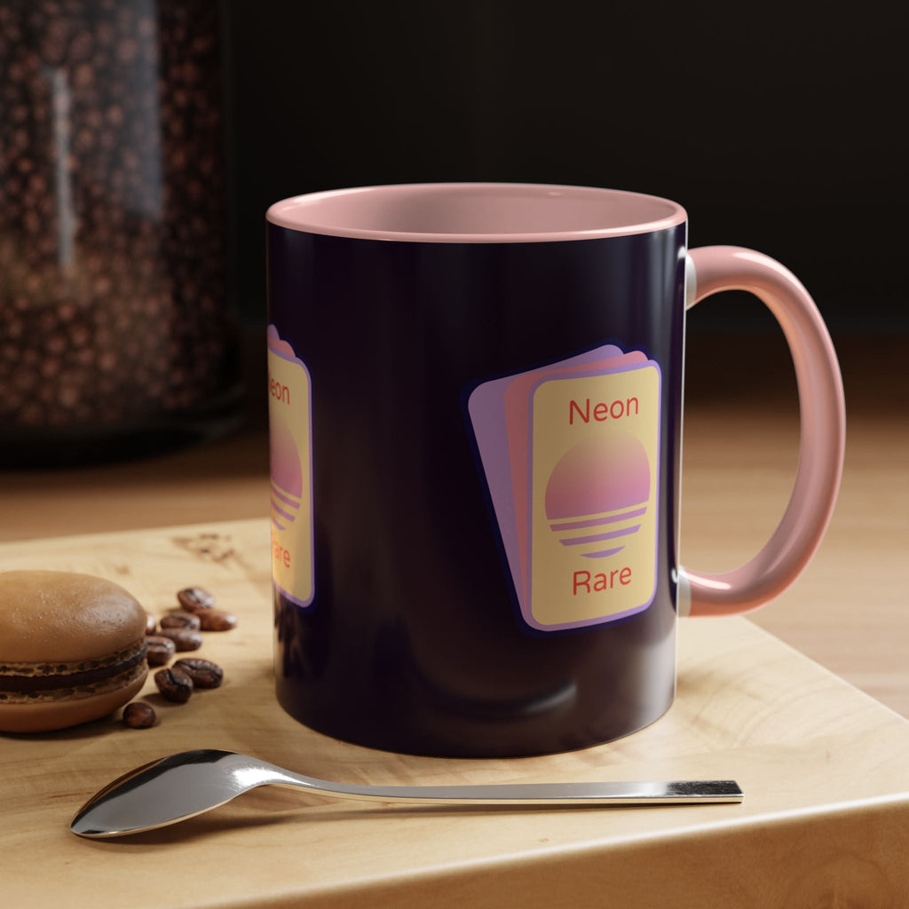 Neon Rare Retro Logo Coffee Mug - Neon Rare
